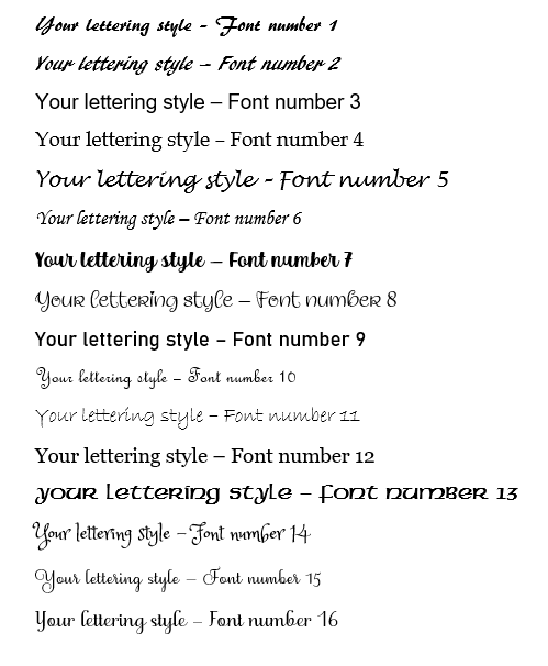 Fonts